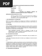 Modelo de Demanda de Ejercicio Abusivo Del Derecho