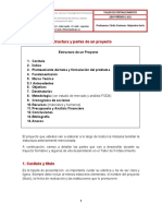 Estructura y Partes de Un Proyecto