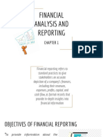 Financial Analysis and Reporting