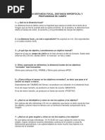 Distancia Focal, Distancia Hiperfocal y Profundidad de Campo