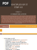 Principles of It ITBP 103: Unit 3 Communication