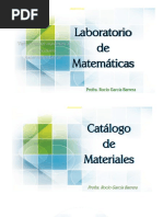 Catálogo de Materiales Del Laboratorio de Matemáticas 1° Grado