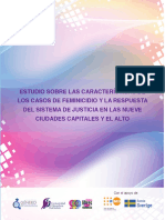 Estudio Casos de Violencia Feminicidio