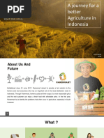 A Journey For A Better Agriculture in Indonesia: Pitch Deck 2020