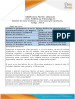 Syllabus Del Curso Gestión de La Importación y La Exportación