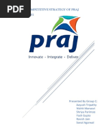 Analysis of Competetive Strategy of Praj: SM 1-Assignment 01