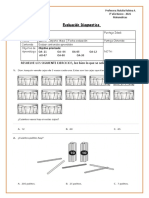 Evaluación Diagnostica 2021 Matematica