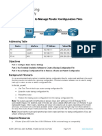 10.6.11 Lab - Use Tera Term To Manage Router Configuration Files