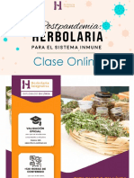 Clase Herbolaria Sistema Inmune 1era Parte