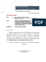 Carta Entrega Estudio Topografico