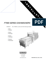 Hobart FT900 Series Dishwasher Manual