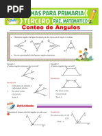 Ejercicios de Conteo de Ángulos para Tercero de Primaria