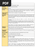 Case Citation: Date: Petitioners: Respondents: Doctrine