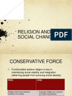 Religion and Social Change