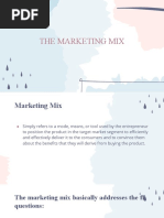 W6 - The Marketing Mix