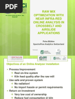 15h30 Raw Mix Optimization Near Infrared Petramuhlen Spectraflow