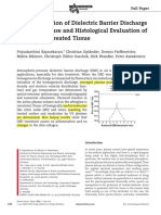 Characterization of Dielectric Barrier Discharge