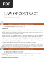 Terms of Contract Slides