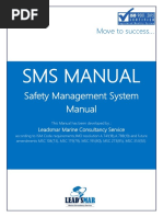 Sms Manual: Safety Management System Manual