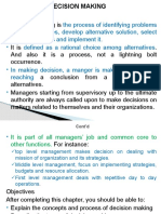 Chapter 4 Decision Making