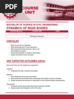 1 Rectilinear Kinematics