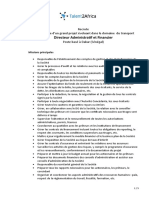 Fiche de Poste - 1