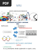 Clase Movimiento Rectilineo Uniforme MRU