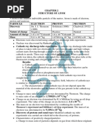 Structure of Atom Note