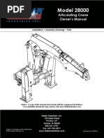 Model 28000: Articulating Crane Owner's Manual