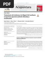 Tratamiento Del Síndrome de Klippel-Feil Mediante Acupuntura Japonesa (Método Manaka) y Moxibustión