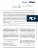 Dong J - Prediction For Progression Risk in Patients With COVID - 19 Pneumonia The CALL Score