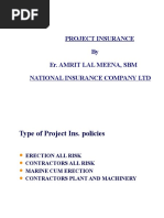 Project Insurance by Er. Amrit Lal Meena, SBM National Insurance Company LTD