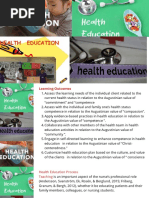 Module 1 - Health Education Process