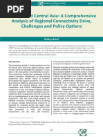 Pakistan and Central Asia: A Comprehensive Analysis of Regional Connectivity Drive, Challenges and Policy Options