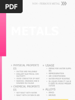 Metals: Non - Ferrous Metal