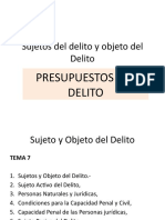 TEMA - 8 - Sujeto y Objeto Del Delito