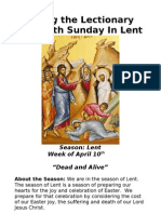 Fifth Sunday in Lent