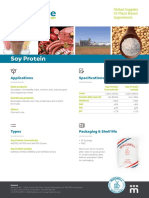 Soy Protein: Applications Specifications