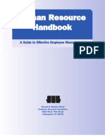 Human Resource Handbook Guide To Effective Employee Management (2008) 332p R20091027C