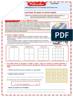 Repartimos Porciones de Queso en Partes Iguales: EXPERIENCIA DE APRENDIZAJE N 08: Las Tecnologías para El Buen Vivir