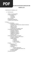 Bar 2020 Syllabus - CRIM