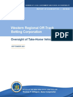 Western Regional OTB Audit 2