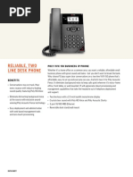 Reliable, Two Line Desk Phone: Poly VVX 150 Business Ip Phone