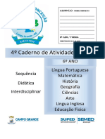 Caderno 4 6º Ano