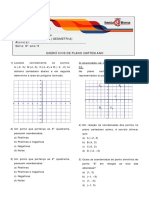 EXERCICIOS Plano-Cartesiano