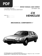 Citroen CX Workshop Manual