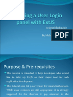 Designing A User Login Panel With ExtJS For Beginners