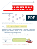 Notación Decimal de Los Números Racionales para Sexto Grado de Primaria