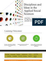 Disciplines and Ideas in The Applied Social Sciences Intro