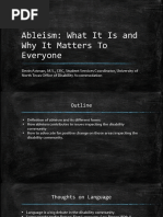 Ableism - What It Is and Why It Matters To Everyone